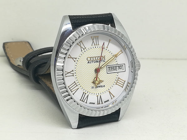Citizen Automatic 8200 Movement stainless steel Japan Made 21 Jewels Men s Wrist Watch