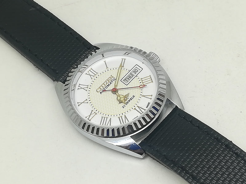 Citizen Automatic 8200 Movement stainless steel Japan Made 21 Jewels Men s Wrist Watch