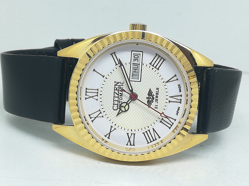 Citizen Automatic 8200 Movement stainless steel Japan Made 21 Jewels Men s Wrist Watch