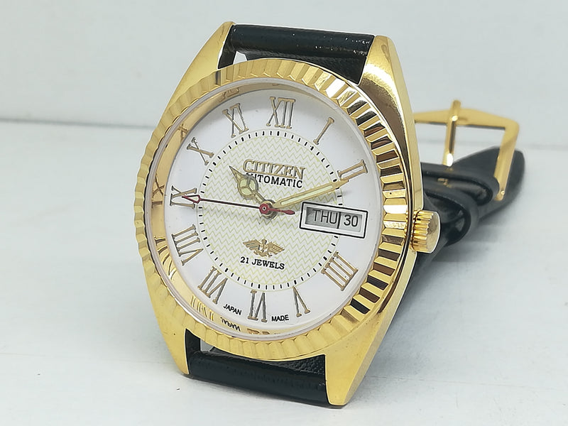 Citizen Automatic 8200 Movement stainless steel Japan Made 21 Jewels Men s Wrist Watch