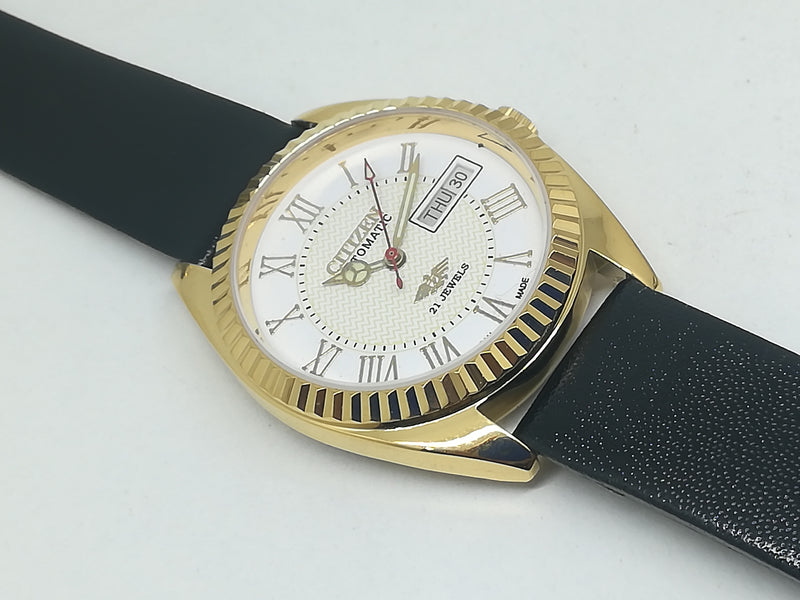 Citizen Automatic 8200 Movement stainless steel Japan Made 21 Jewels Men s Wrist Watch