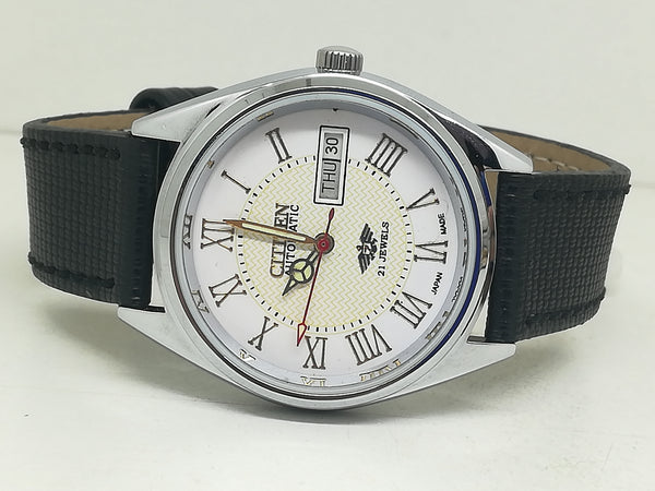 Citizen Automatic 8200 Movement stainless steel Japan Made 21 Jewels Men s Wrist Watch
