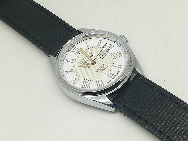 Citizen Automatic 8200 Movement stainless steel Japan Made 21 Jewels Men s Wrist Watch