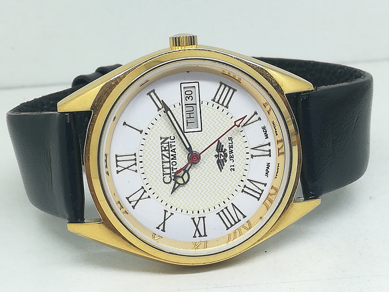 Citizen Automatic 8200 Movement stainless steel Japan Made 21 Jewels Men s Wrist Watch