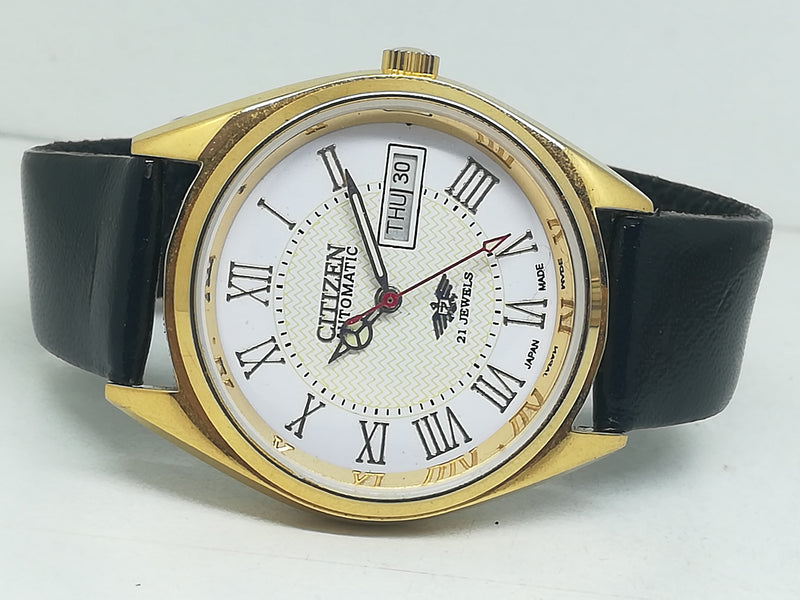 Citizen Automatic 8200 Movement stainless steel Japan Made 21 Jewels Men s Wrist Watch