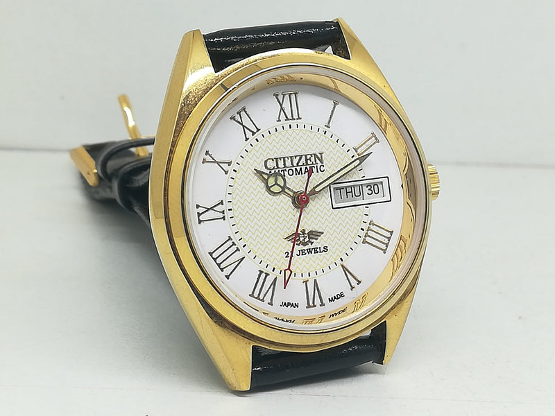 Citizen Automatic 8200 Movement stainless steel Japan Made 21 Jewels Men s Wrist Watch