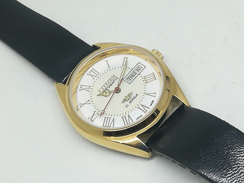 Citizen Automatic 8200 Movement stainless steel Japan Made 21 Jewels Men s Wrist Watch