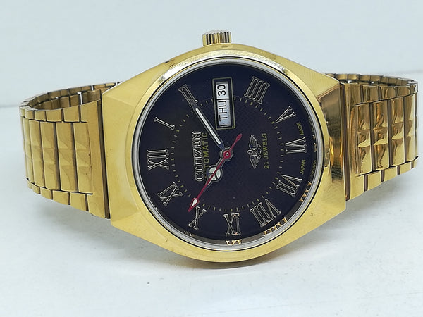 Citizen Automatic 8200 Movement stainless steel Japan Made 21 Jewels Men s Wrist Watch