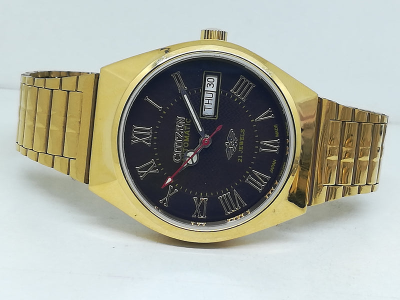 Citizen Automatic 8200 Movement stainless steel Japan Made 21 Jewels Men s Wrist Watch