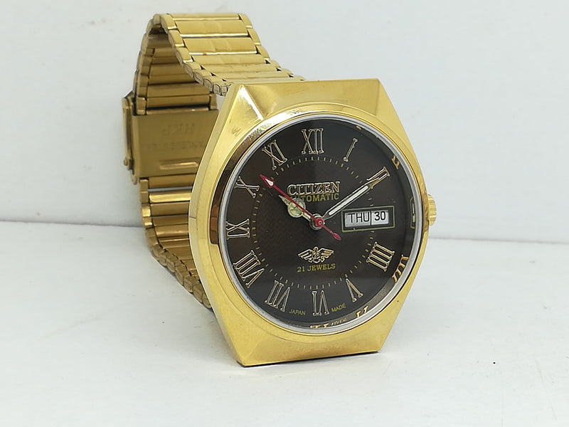 Citizen Automatic 8200 Movement stainless steel Japan Made 21 Jewels Men s Wrist Watch