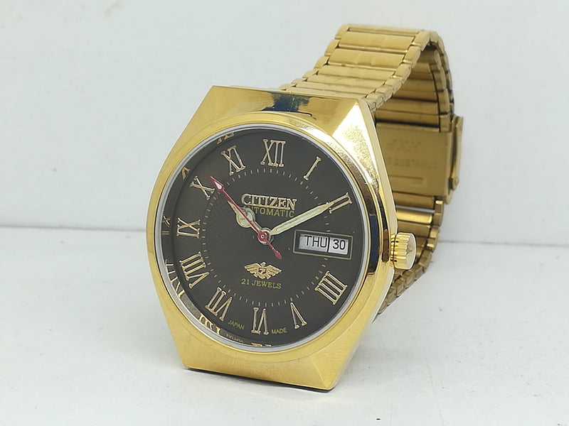 Citizen Automatic 8200 Movement stainless steel Japan Made 21 Jewels Men s Wrist Watch
