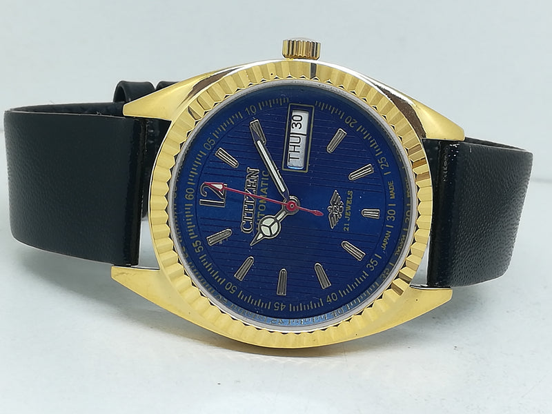 Citizen Automatic 8200 Movement stainless steel Japan Made 21 Jewels Men s Wrist Watch