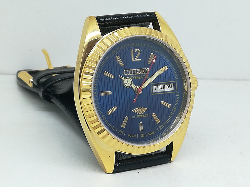 Citizen Automatic 8200 Movement stainless steel Japan Made 21 Jewels Men s Wrist Watch