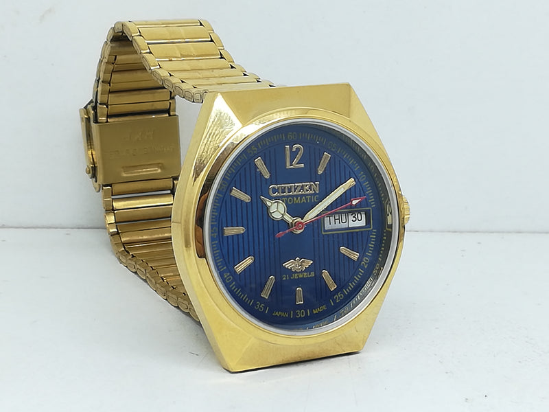 Citizen Automatic 8200 Movement stainless steel Japan Made 21 Jewels Men s Wrist Watch