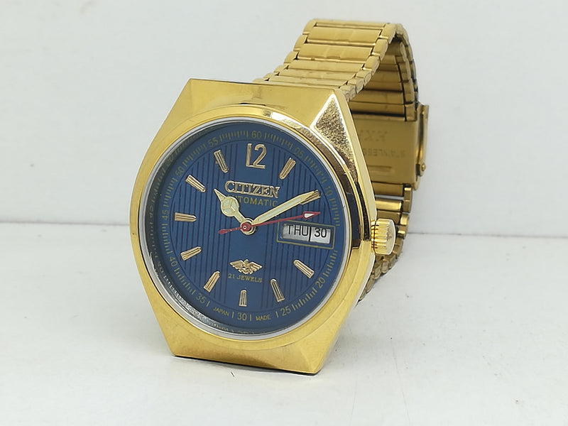 Citizen Automatic 8200 Movement stainless steel Japan Made 21 Jewels Men s Wrist Watch