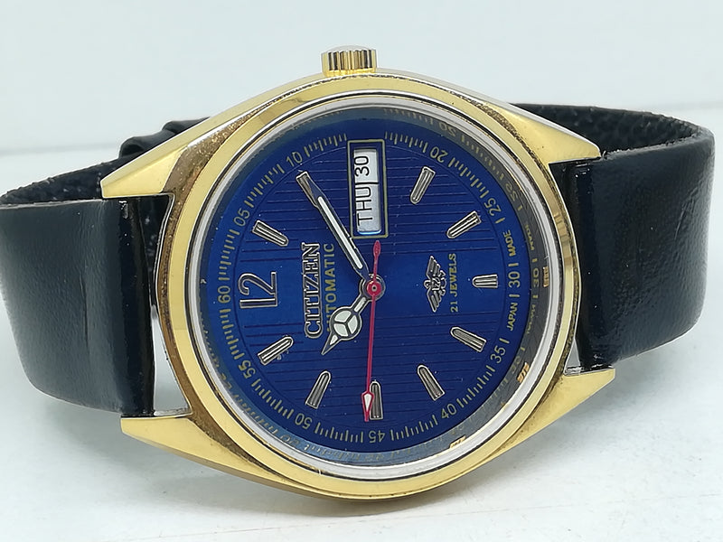 Citizen Automatic 8200 Movement stainless steel Japan Made 21 Jewels Men s Wrist Watch
