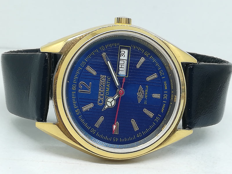Citizen Automatic 8200 Movement stainless steel Japan Made 21 Jewels Men s Wrist Watch