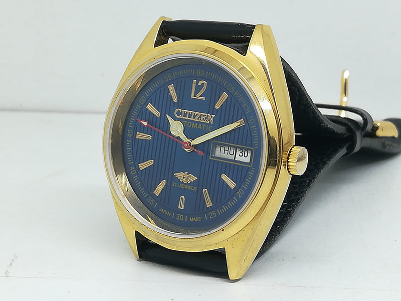 Citizen Automatic 8200 Movement stainless steel Japan Made 21 Jewels Men s Wrist Watch