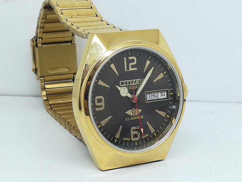 Citizen Automatic 8200 Movement stainless steel Japan Made 21 Jewels Men s Wrist Watch