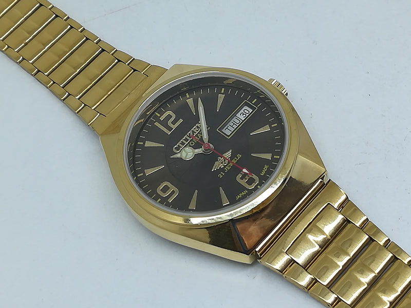 Citizen Automatic 8200 Movement stainless steel Japan Made 21 Jewels Men s Wrist Watch