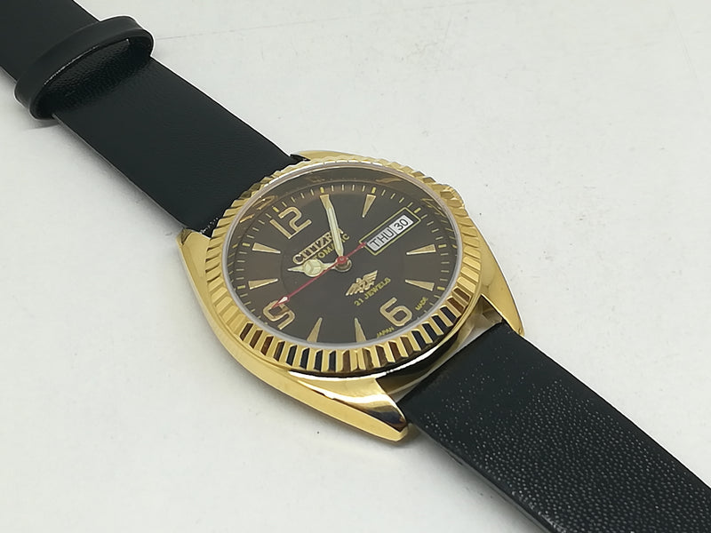 Citizen Automatic 8200 Movement stainless steel Japan Made 21 Jewels Men s Wrist Watch