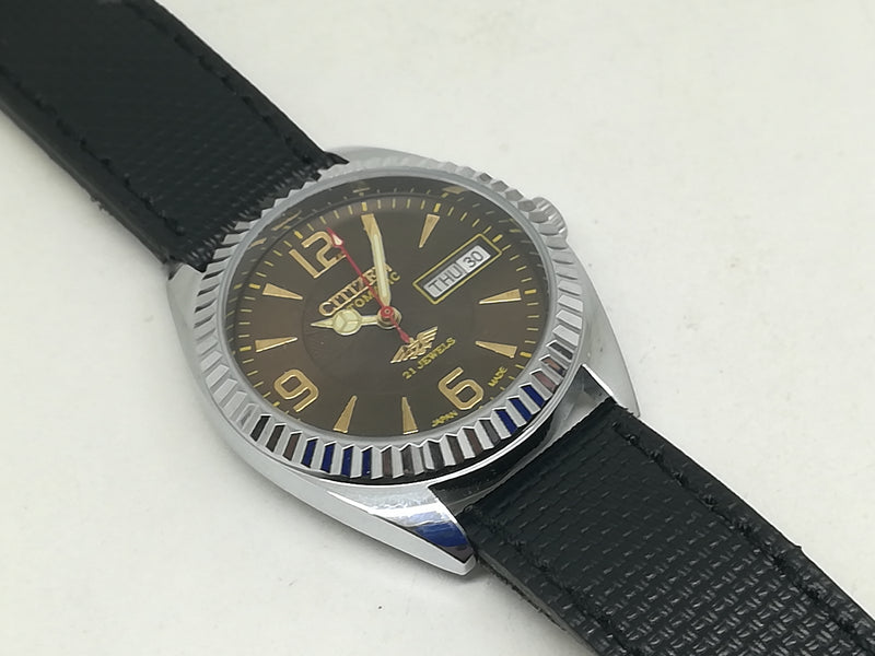 Citizen Automatic 8200 Movement stainless steel Japan Made 21 Jewels Men s Wrist Watch