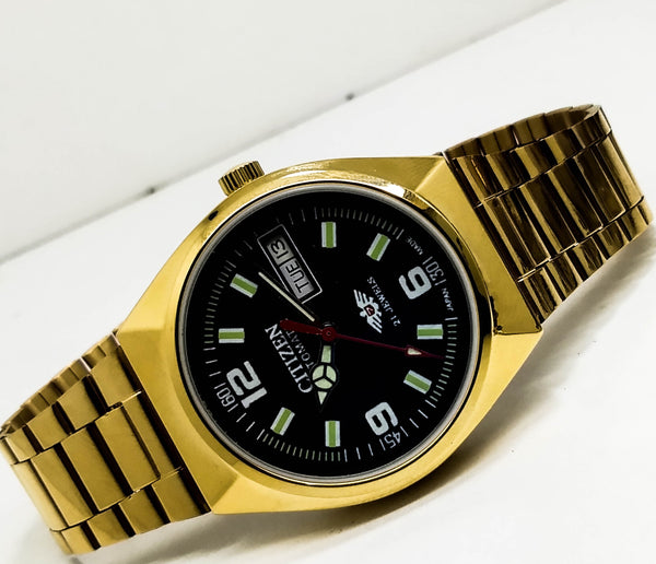 Citizen Automatic 8200 Movement stainless steel Japan Made 21 Jewels Men s Wrist Watch ₹ 3,008.21