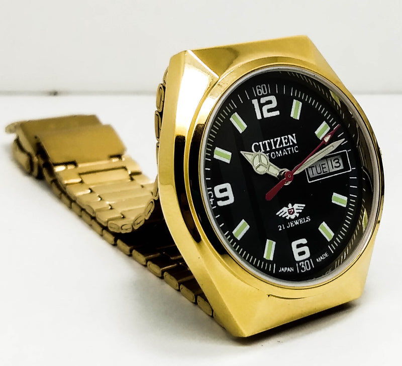 Citizen Automatic 8200 Movement stainless steel Japan Made 21 Jewels Men s Wrist Watch ₹ 3,008.21