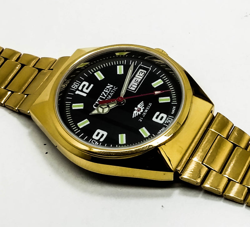 Citizen Automatic 8200 Movement stainless steel Japan Made 21 Jewels Men s Wrist Watch ₹ 3,008.21