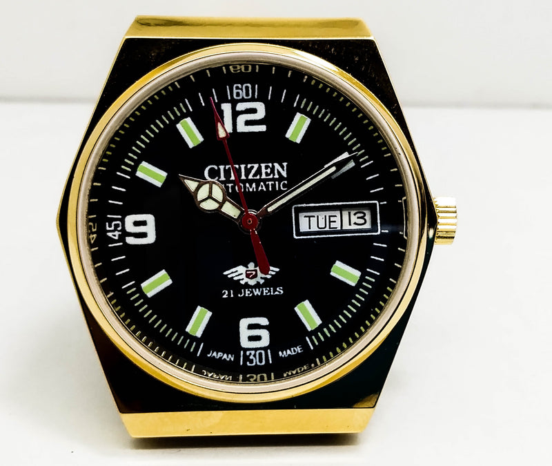 Citizen Automatic 8200 Movement stainless steel Japan Made 21 Jewels Men s Wrist Watch ₹ 3,008.21