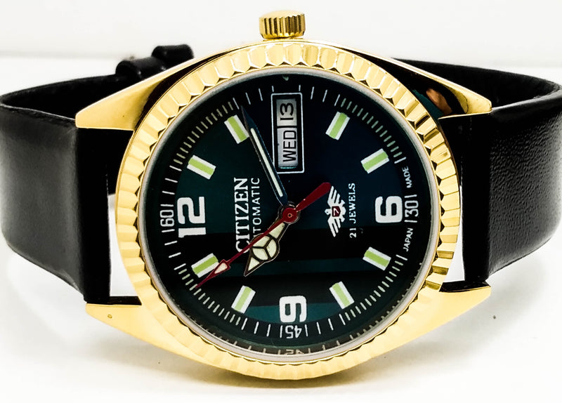 Citizen Automatic 8200 Movement stainless steel Japan Made 21 Jewels Men s Wrist Watch