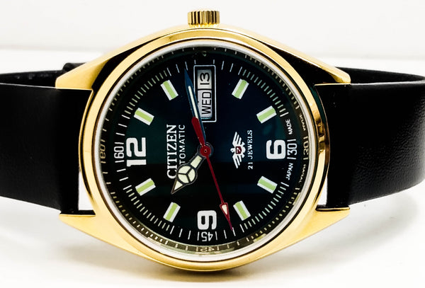Citizen Automatic 8200 Movement stainless steel Japan Made 21 Jewels Men s Wrist Watch