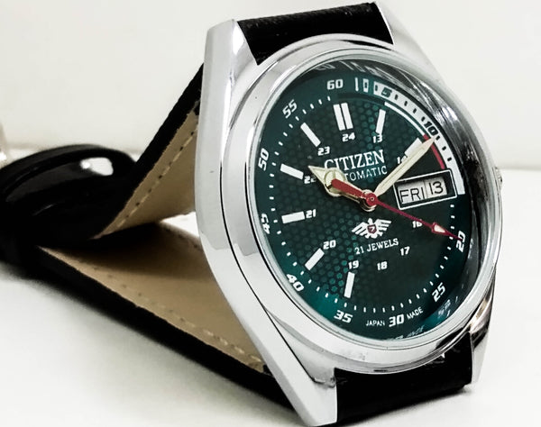 Citizen Automatic 8200 Movement stainless steel Japan Made 21 Jewels Men s Wrist Watch