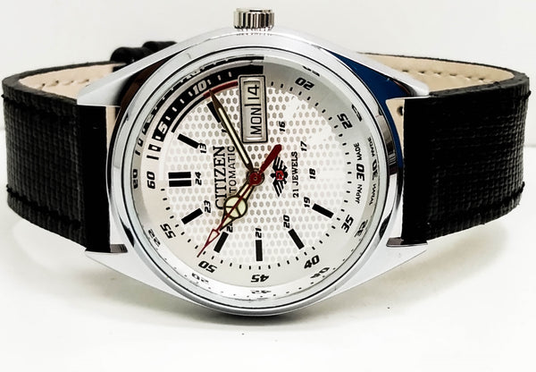 Citizen Automatic 8200 Movement stainless steel Japan Made 21 Jewels Men s Wrist Watch