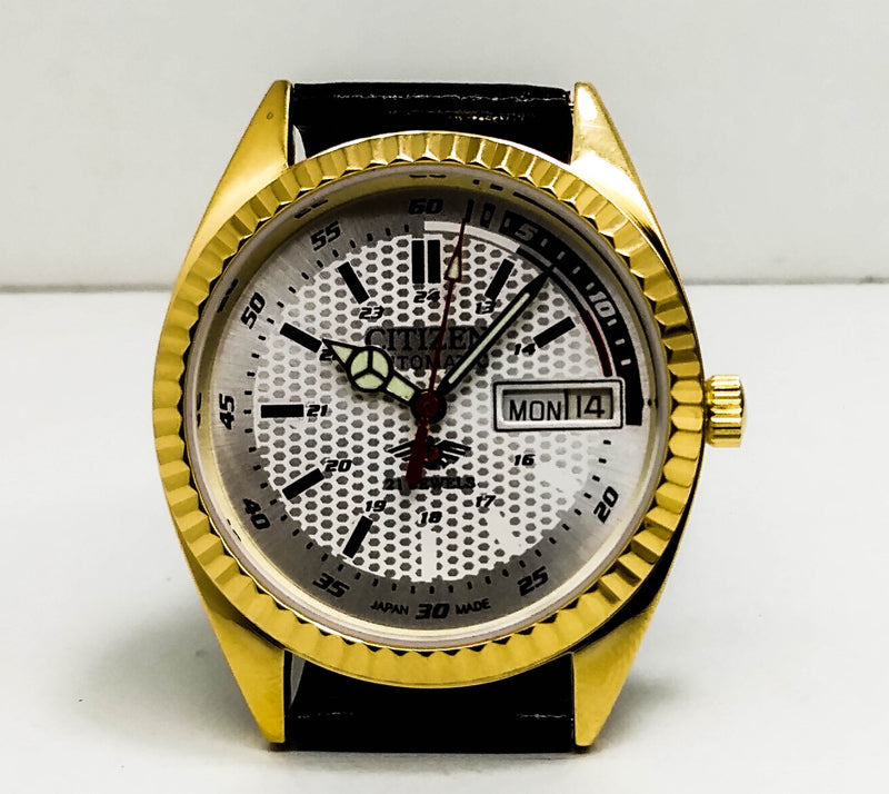 Citizen Automatic 8200 Movement stainless steel Japan Made 21 Jewels Men s Wrist Watch