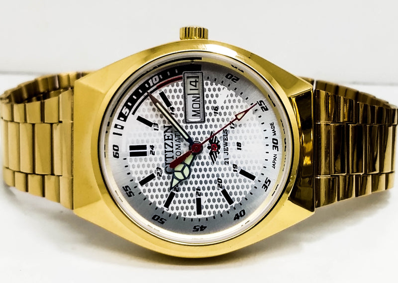 Citizen Automatic 8200 Movement stainless steel Japan Made 21 Jewels Men s Wrist Watch ₹ 3,008.21