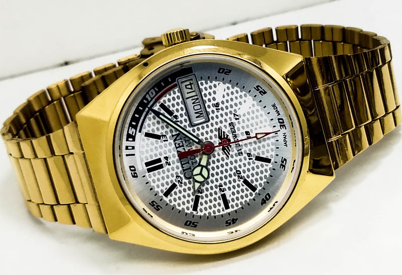 Citizen Automatic 8200 Movement stainless steel Japan Made 21 Jewels Men s Wrist Watch ₹ 3,008.21