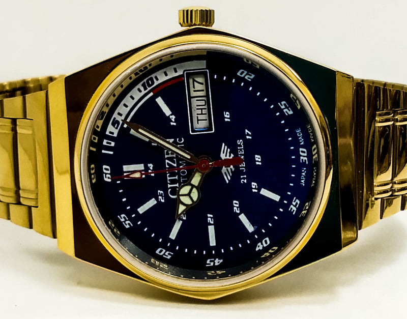 Citizen Automatic 8200 Movement stainless steel Japan Made 21 Jewels Men s Wrist Watch ₹ 3,008.21