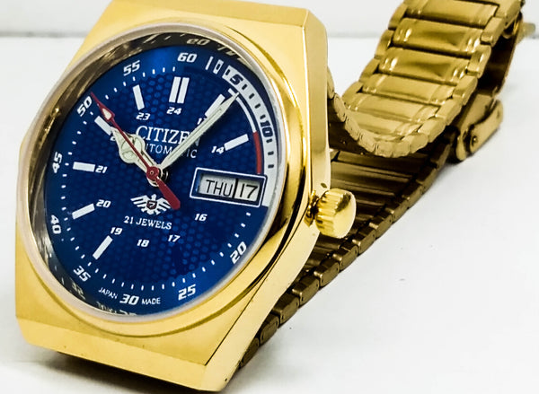 Citizen Automatic 8200 Movement stainless steel Japan Made 21 Jewels Men s Wrist Watch ₹ 3,008.21