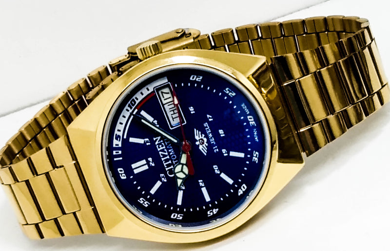 Citizen Automatic 8200 Movement stainless steel Japan Made 21 Jewels Men s Wrist Watch ₹ 3,008.21