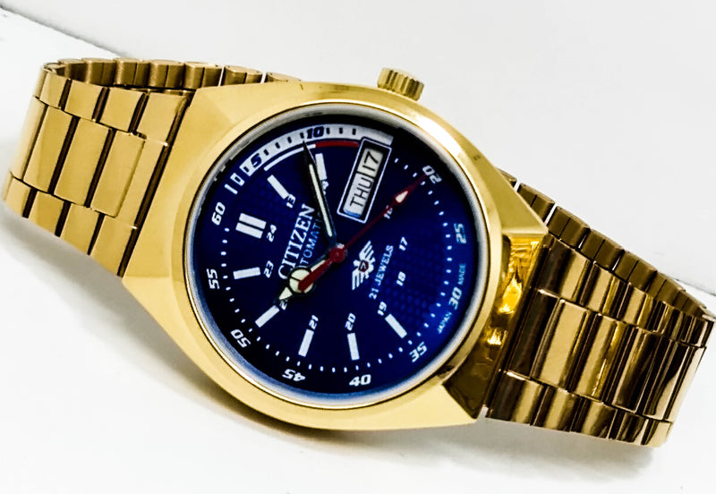 Citizen Automatic 8200 Movement stainless steel Japan Made 21 Jewels Men s Wrist Watch ₹ 3,008.21