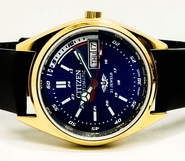 Citizen Automatic 8200 Movement stainless steel Japan Made 21 Jewels Men s Wrist Watch