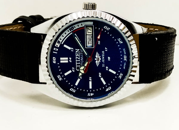 Citizen Automatic 8200 Movement stainless steel Japan Made 21 Jewels Men s Wrist Watch