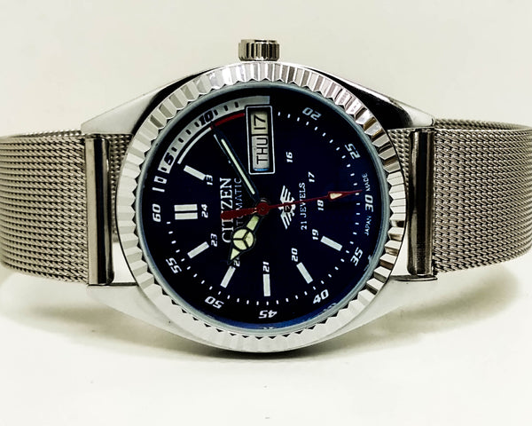 Citizen Automatic 8200 Movement stainless steel Japan Made 21 Jewels Men s Wrist Watch