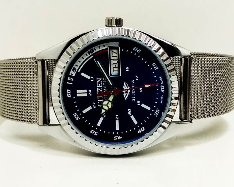 Citizen Automatic 8200 Movement stainless steel Japan Made 21 Jewels Men s Wrist Watch