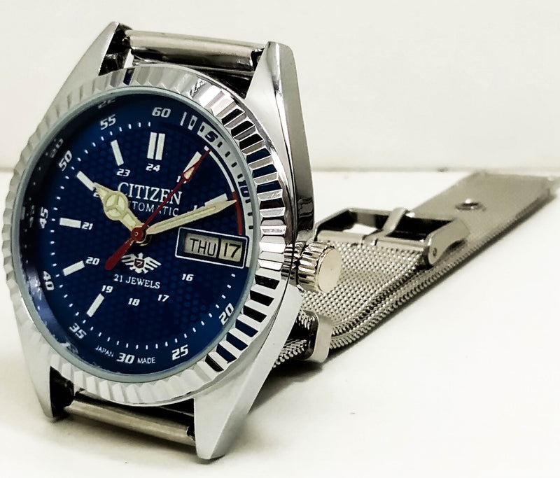Citizen Automatic 8200 Movement stainless steel Japan Made 21 Jewels Men s Wrist Watch