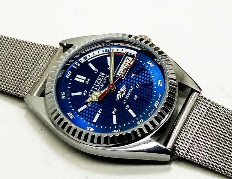 Citizen Automatic 8200 Movement stainless steel Japan Made 21 Jewels Men s Wrist Watch