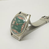 Hmt Pilot Mechanical Handwinding Movement stainless Steel Para Shock 17 Jewels Analog Dial Wrist Watch For Men