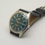 Hmt Pilot Mechanical Handwinding Movement leather Jewels Analog Dial Wrist Watch For Me