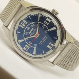 Hmt Pilot Mechanical Handwinding Movement stainless Steel Para Shock 17 Jewels Analog Dial Wrist Watch For Men